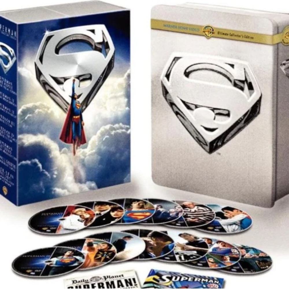 SUPERMAN: Ultimate Collectors Edition 14 DVD Box Set DC Comics COMPLETE